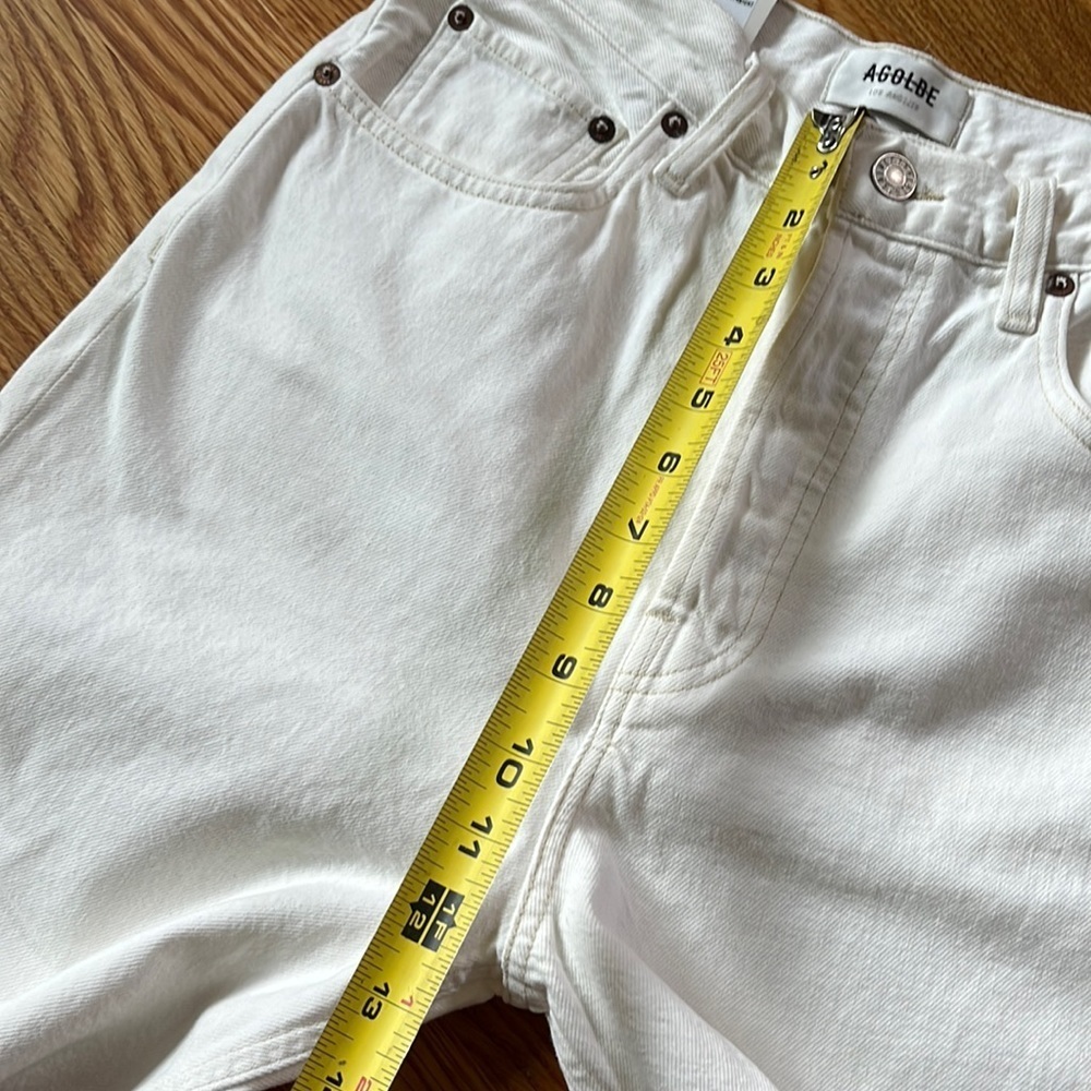 AGolde 90’s Pinch Waist Short High Rise Straight Size 27 NWT - Picture 9 of 15